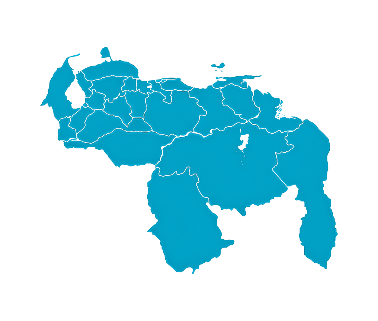 Mapa de Venezuela MDO